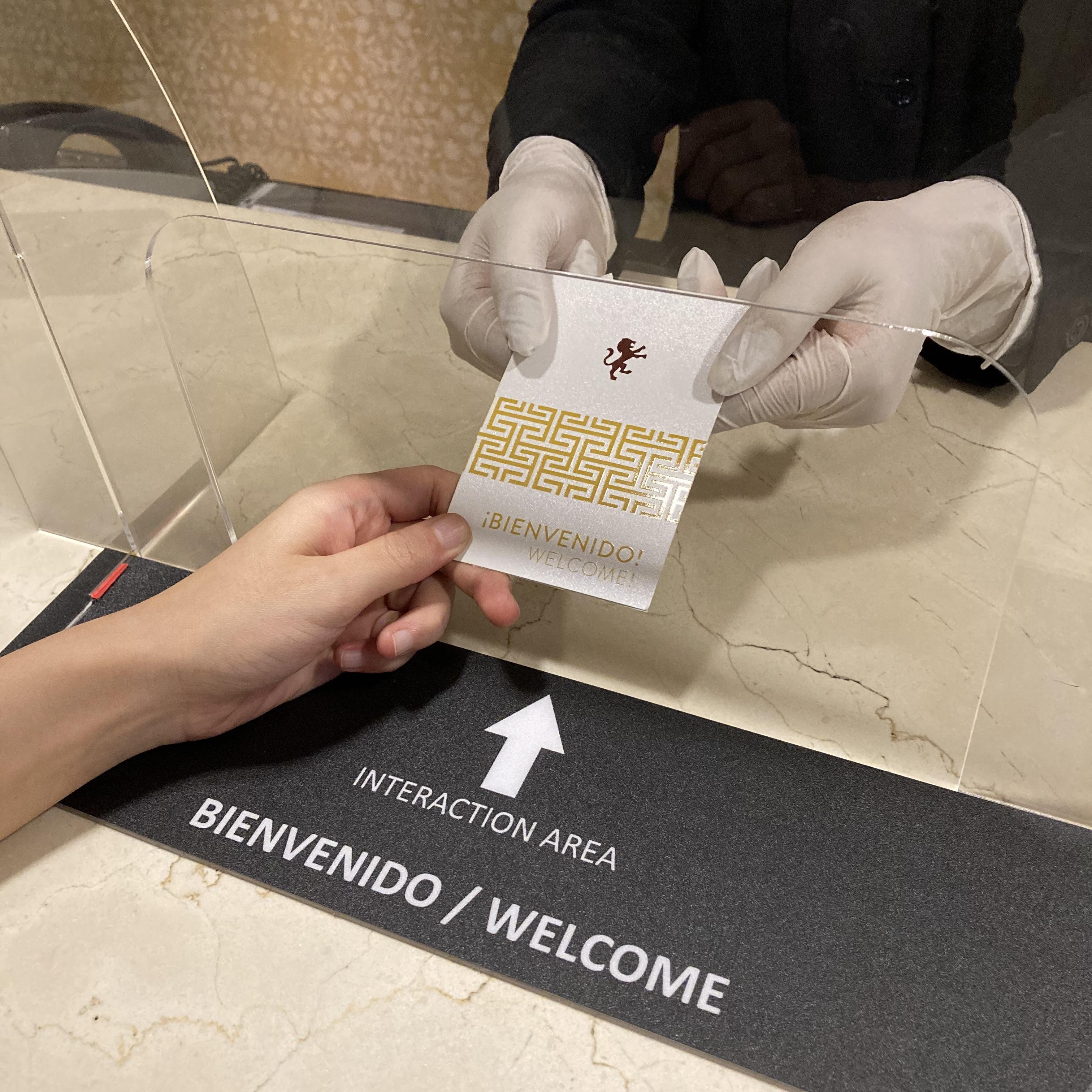 Emporio Reforma Hotell Mexico City Exteriör bild A hotel key card
